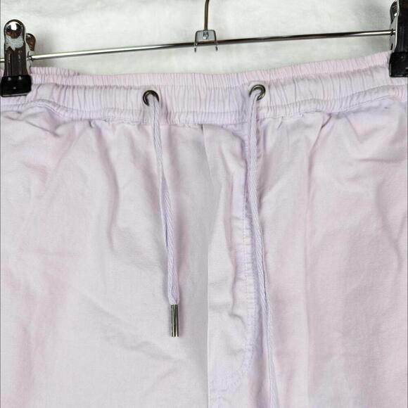 Reclaimed Vintage Shorts Small Lilac Pale Soft Purple Pull on 100% Cotton Short - Picture 3 of 12